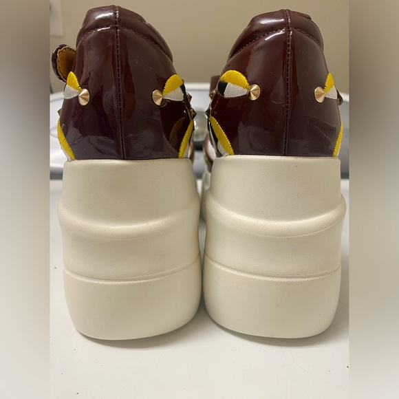 NWOT Women’s platform shoes with beautiful stitched patterns - US7.5 / EU38 - Picture 11 of 12